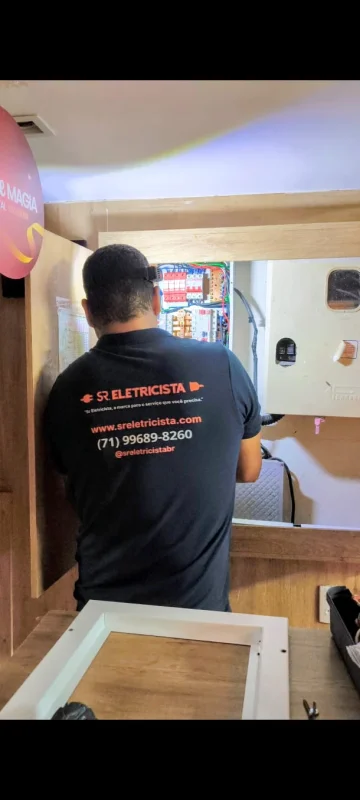montagem de quadro de distribuição