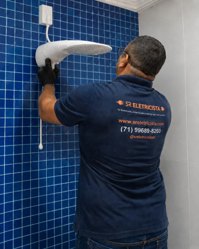 troca de chuveiro